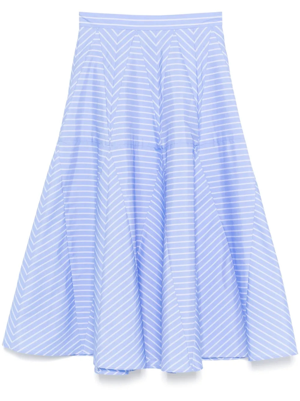 Striped Midi Skirt