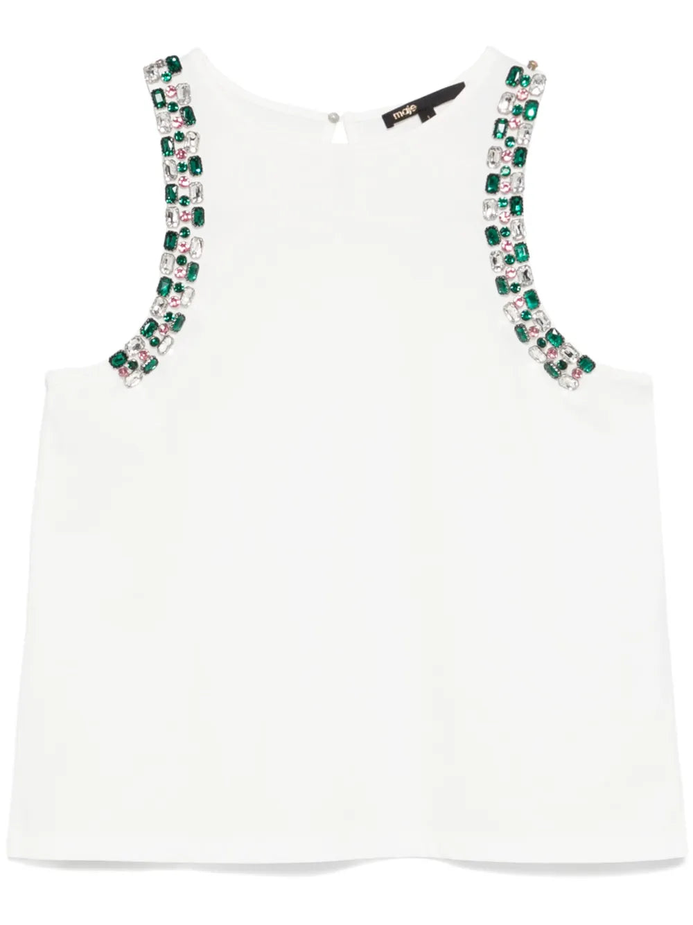 Crystal-Embellished Tank Top