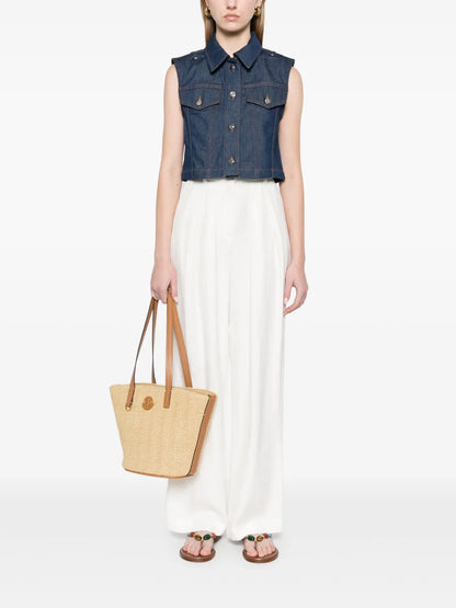 Pleated Palazzo Trousers