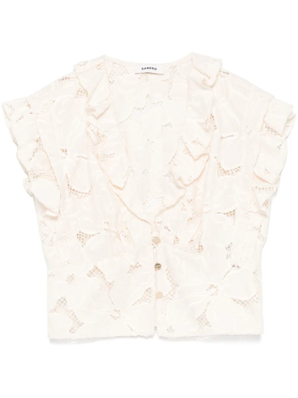 Embroidered Crop Top
