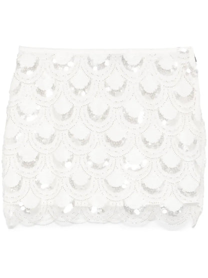 Sequined Mini Skirt