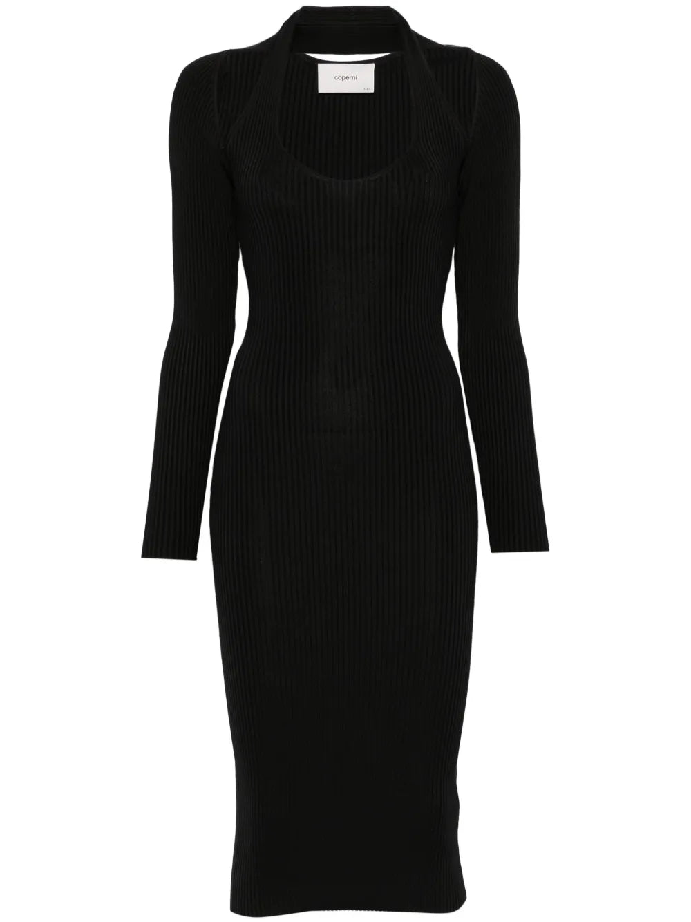 Ribbed Midi Dress