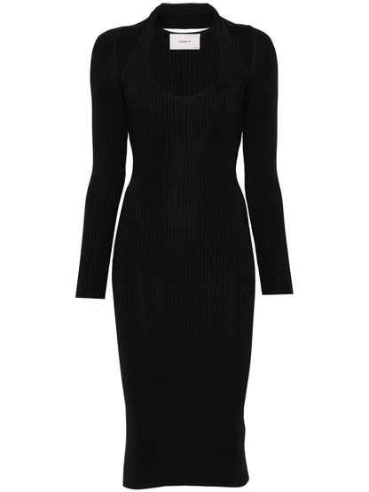 Ribbed Midi Dress