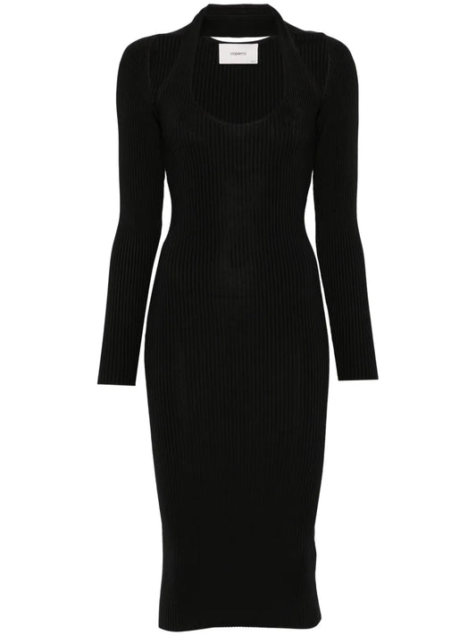 Ribbed Midi Dress