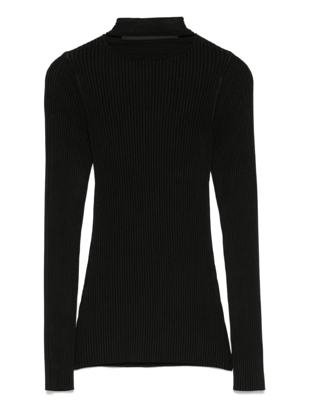 Cut-Out Ribbed Top