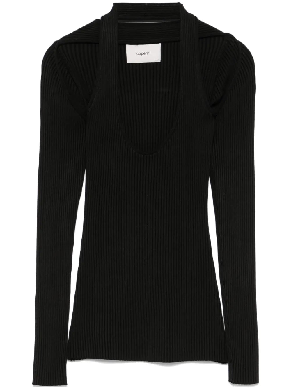Cut-Out Ribbed Top