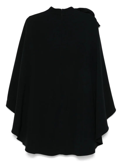 Detachable-Cape Mini Dress