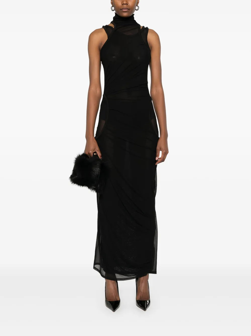 Mesh Maxi Dress