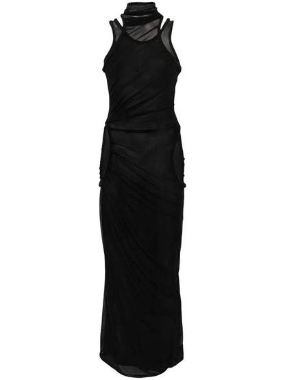 Mesh Maxi Dress