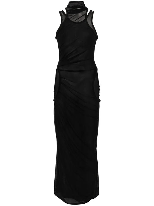 Mesh Maxi Dress