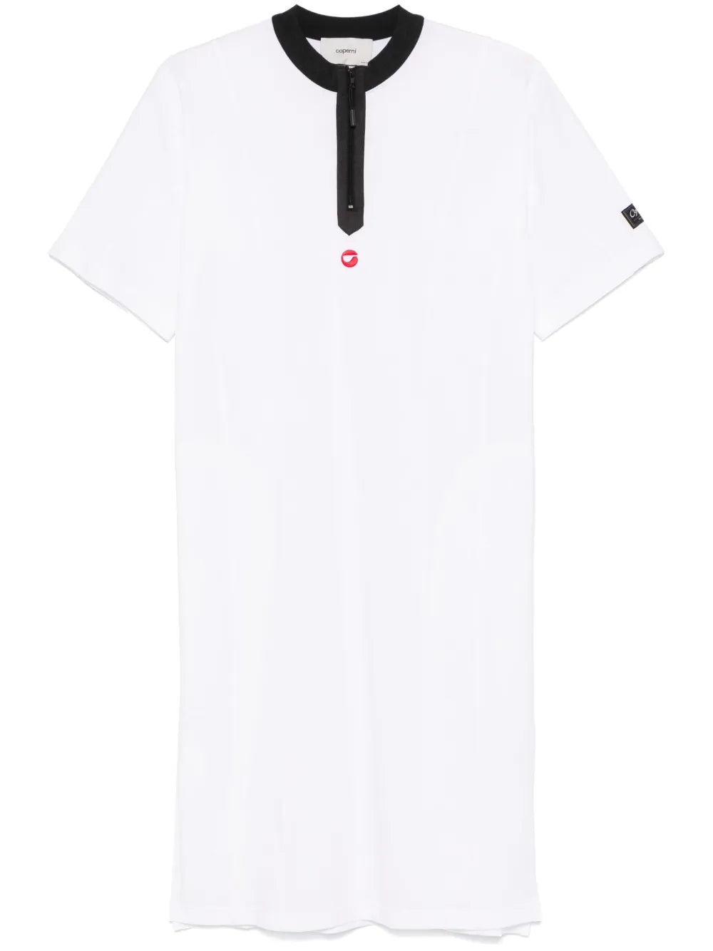Half-Zip Midi Dress
