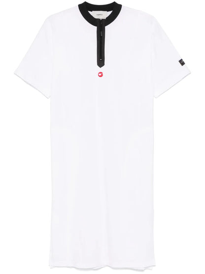 Half-Zip Midi Dress