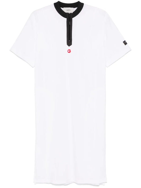 Half-Zip Midi Dress
