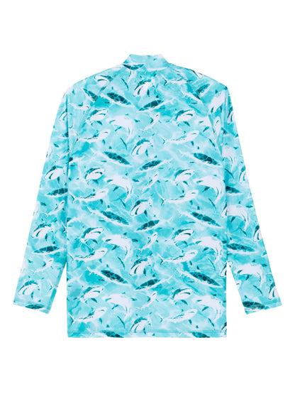 Shark-Print Rashguard