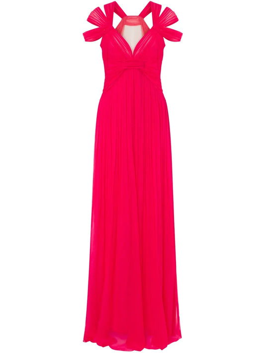 Multi-Way-Strap Maxi Dress