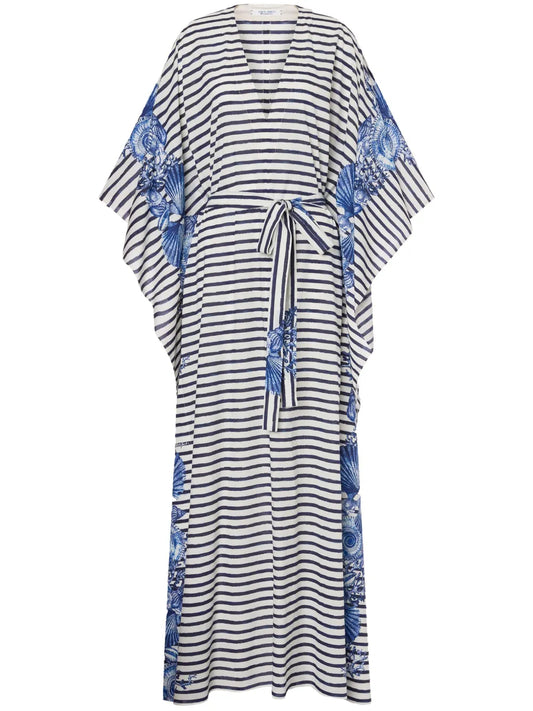 Stripe-Pattern Dress