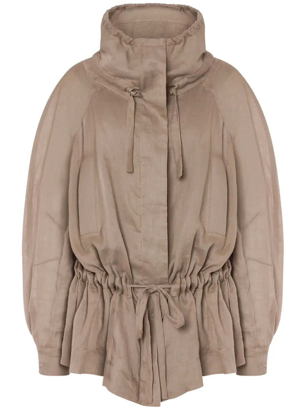 Drawstring-Waist Jacket