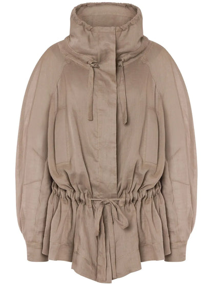Drawstring-Waist Jacket