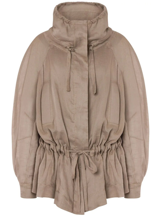 Drawstring-Waist Jacket