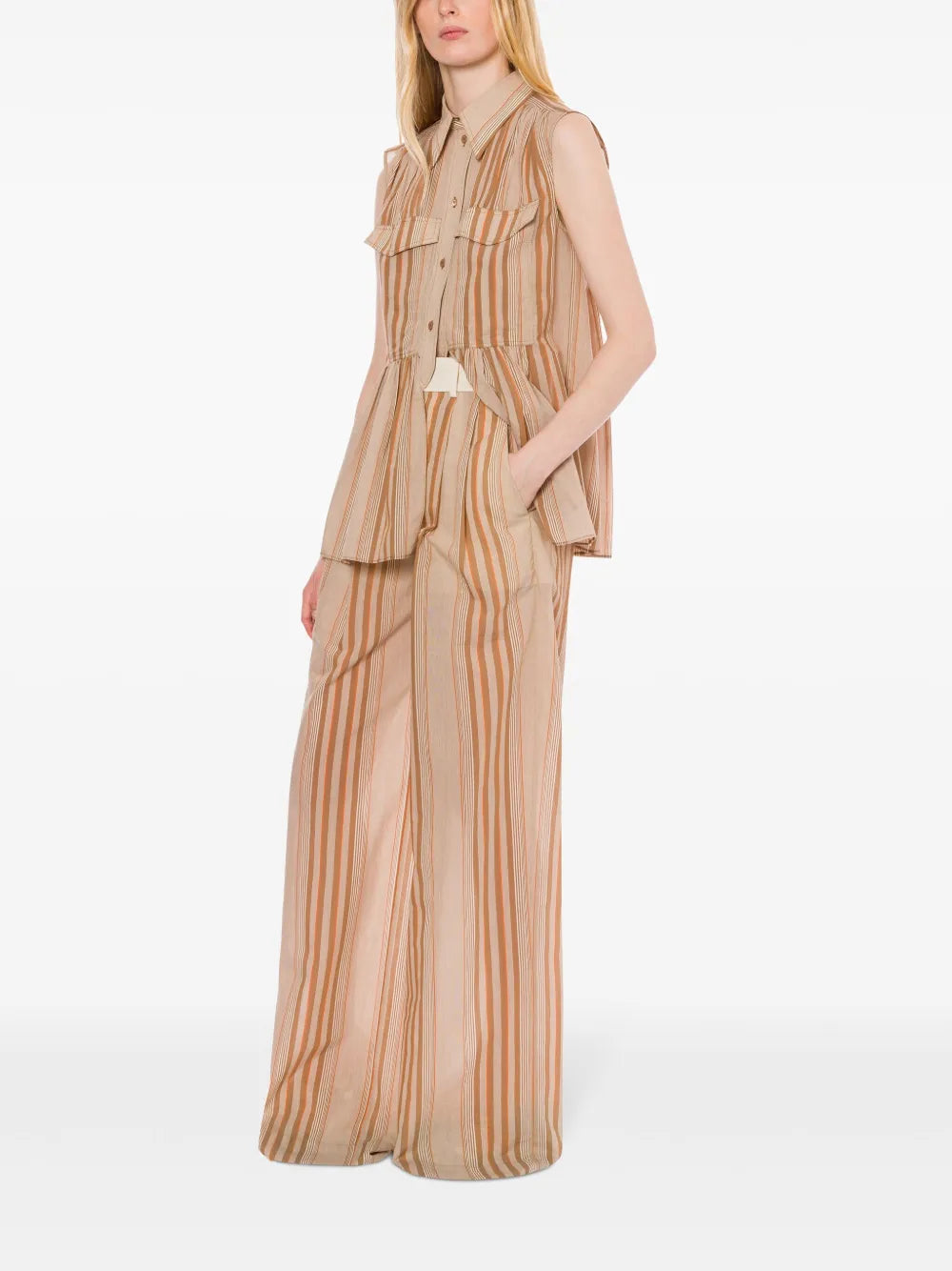 Striped Palazzo Pants