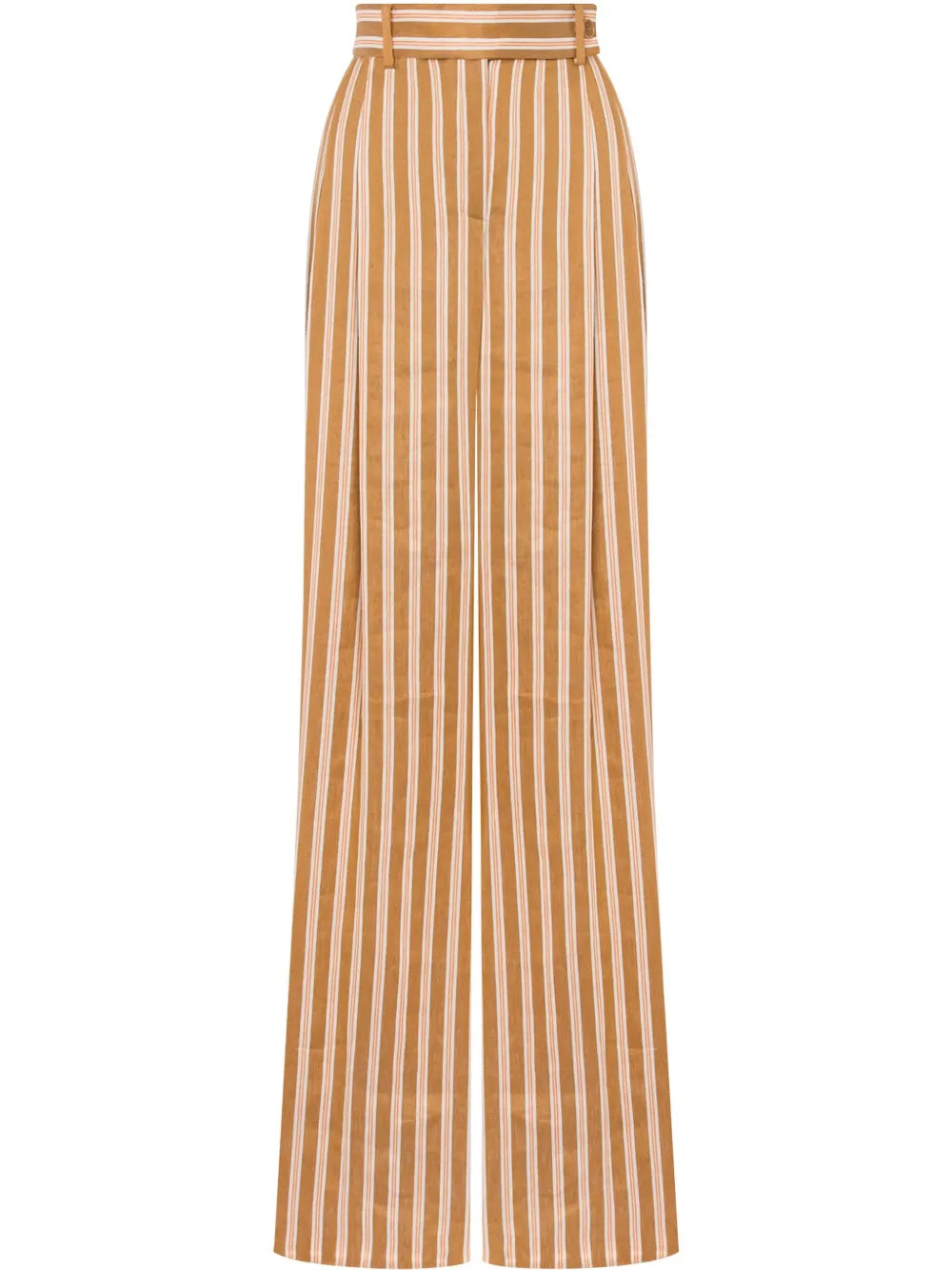 Striped Wide-Leg Trousers