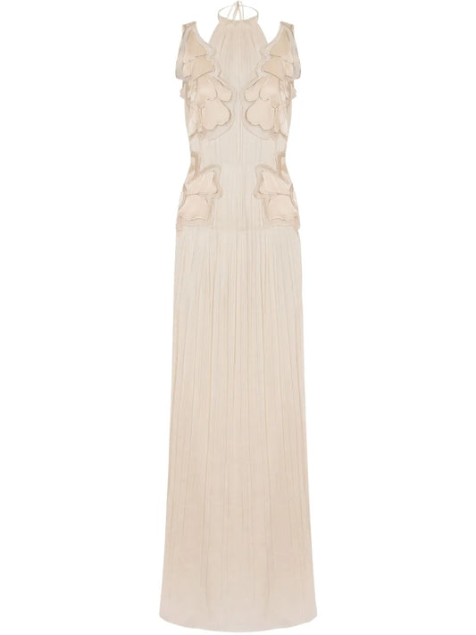 Pleated Maxi Dress