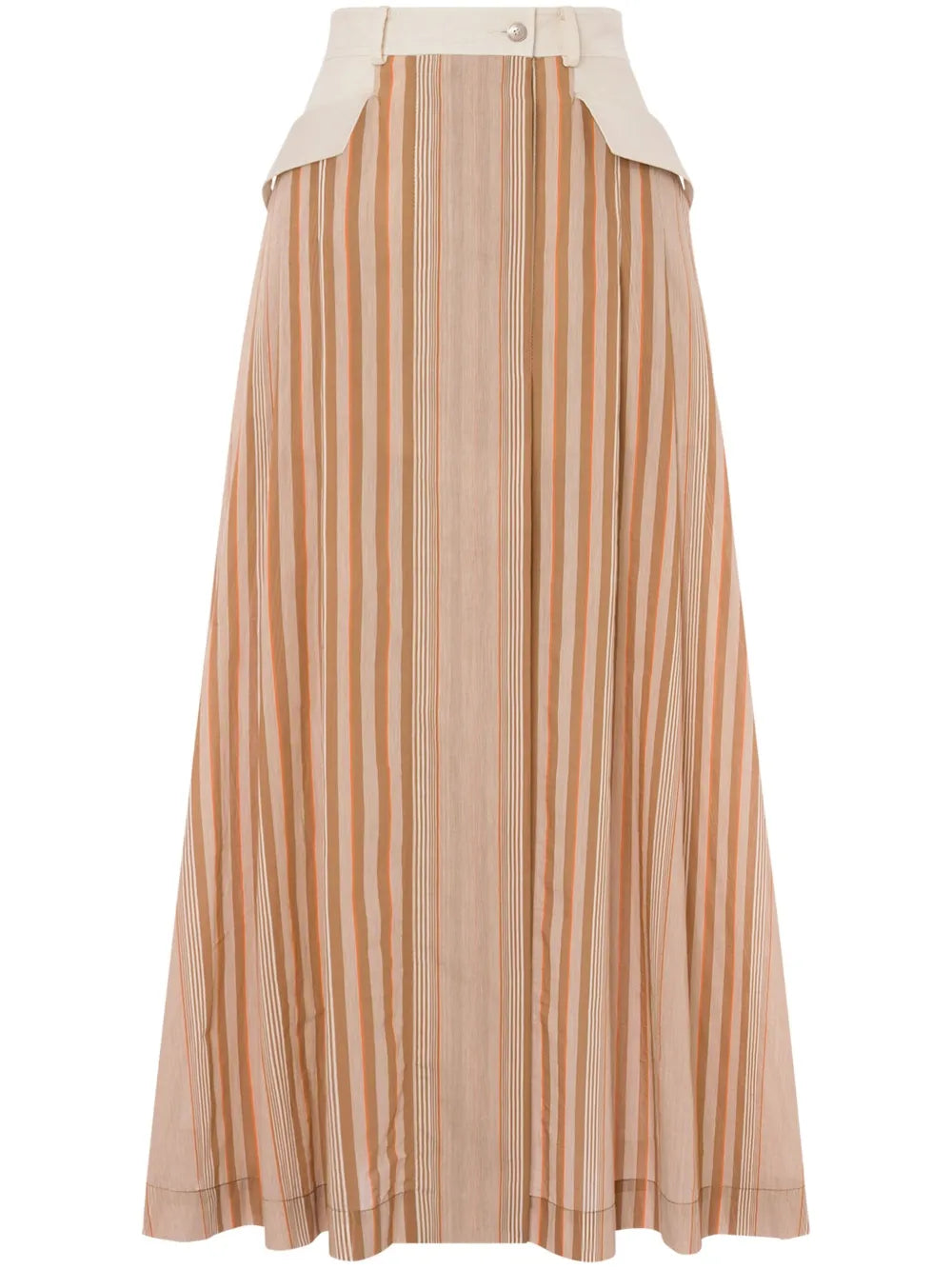 Pleated Maxi Skirt