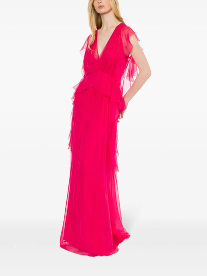 Draped Maxi Dress