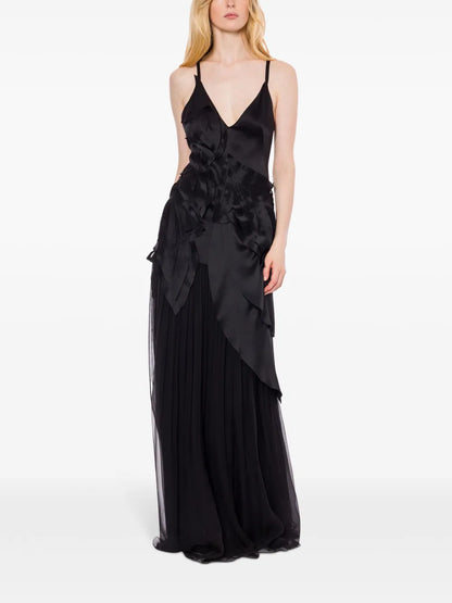 Multi-Panel Maxi Dress