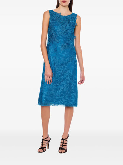 Broderie-Anglaise Midi Dress