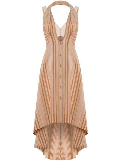 Striped Midi Dress
