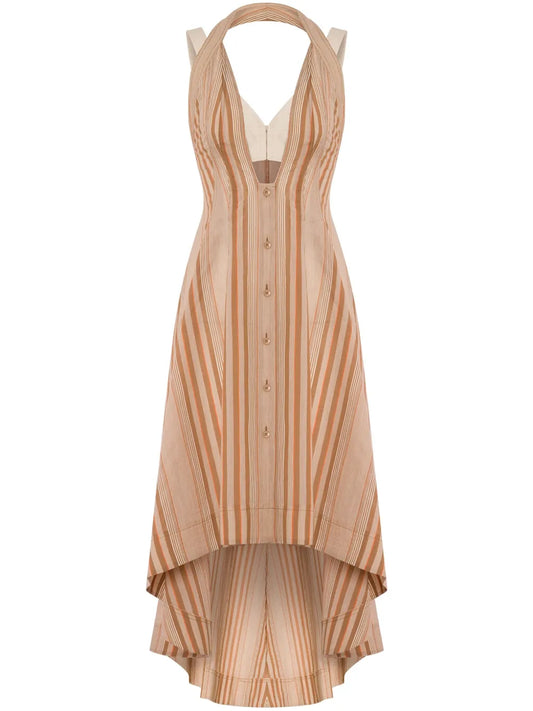 Striped Midi Dress