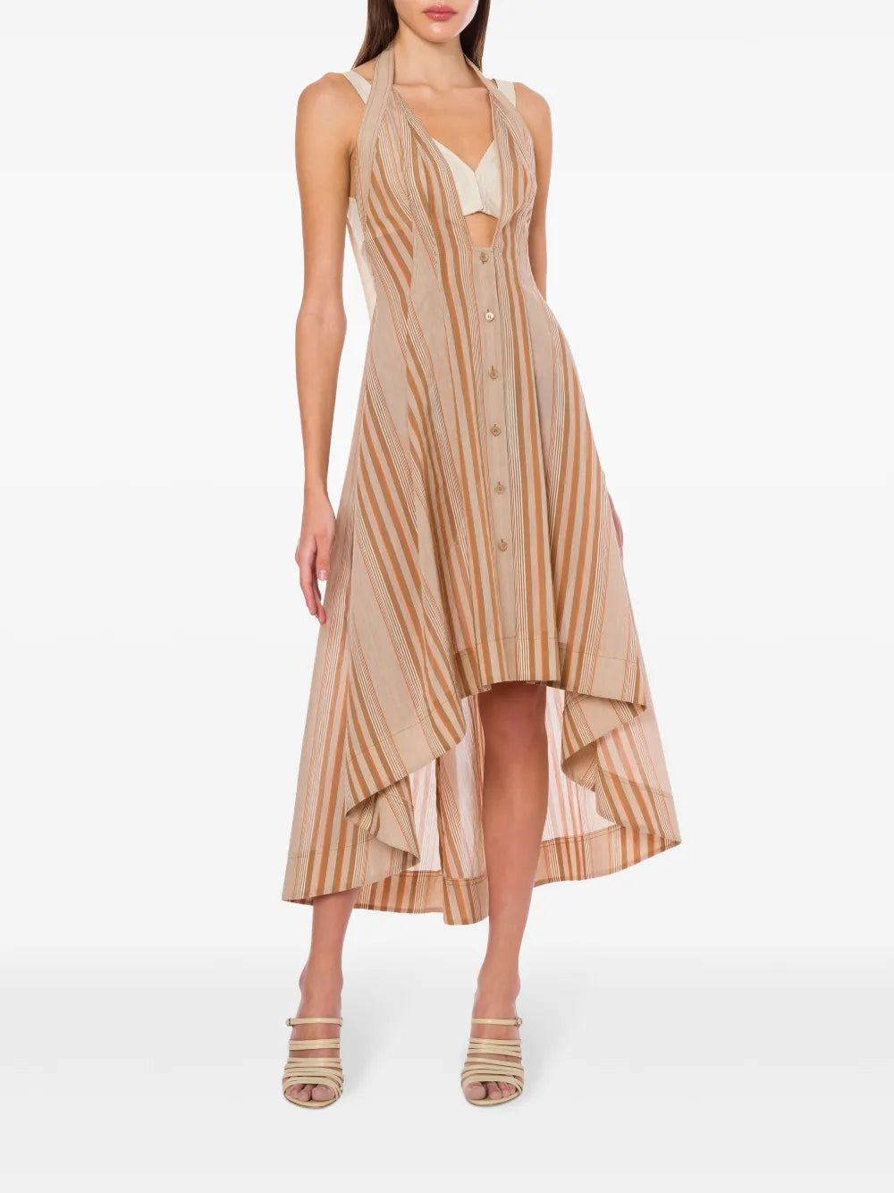 Striped Midi Dress