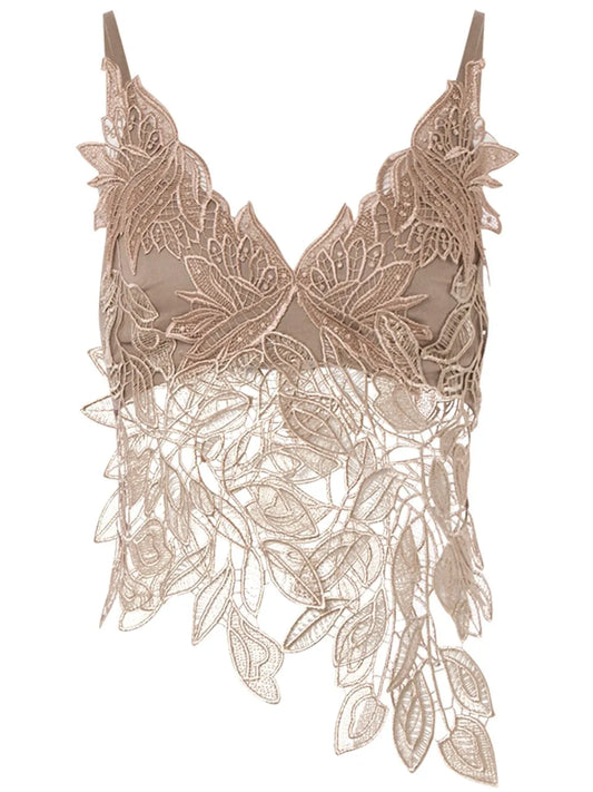 Floral-Embroidery Top