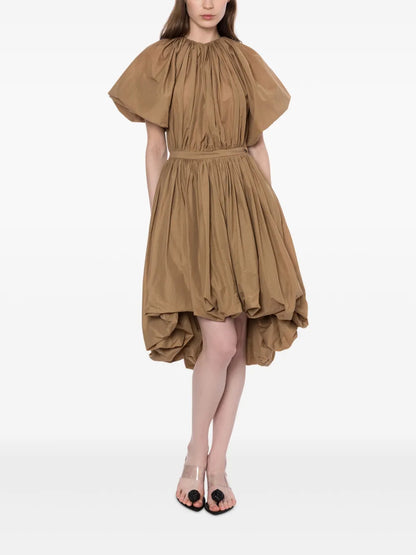 Gathered Midi Dress