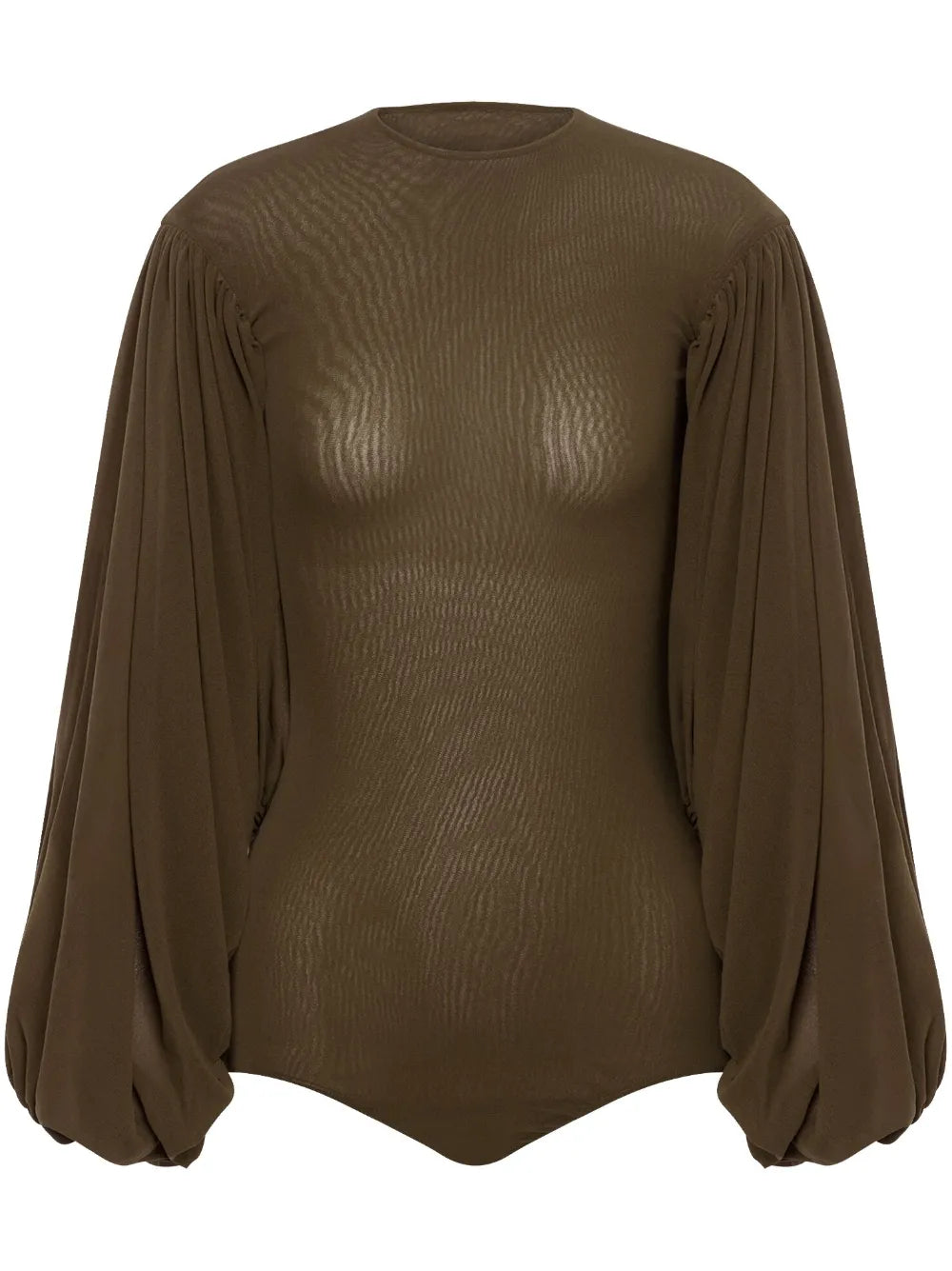 Draped-Sleeve Top