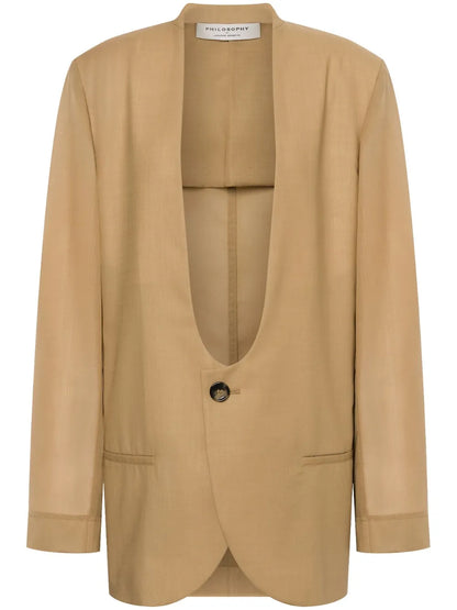 No-Lapels Blazer