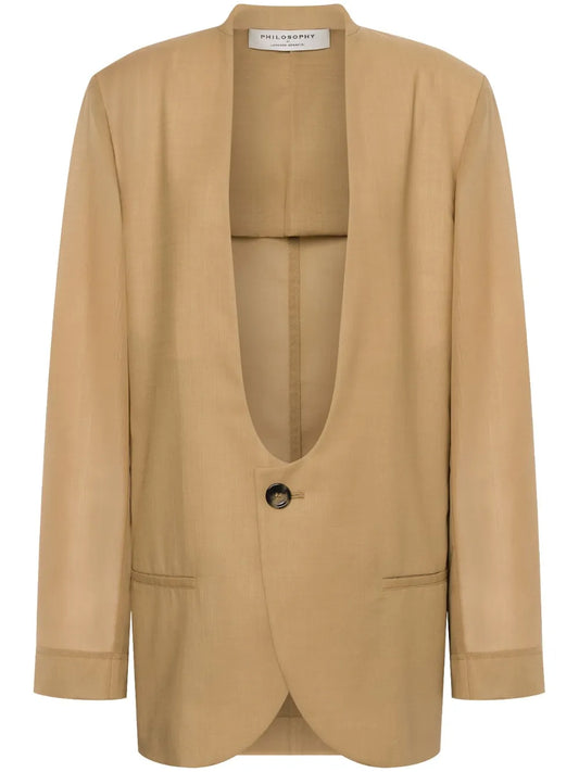 No-Lapels Blazer