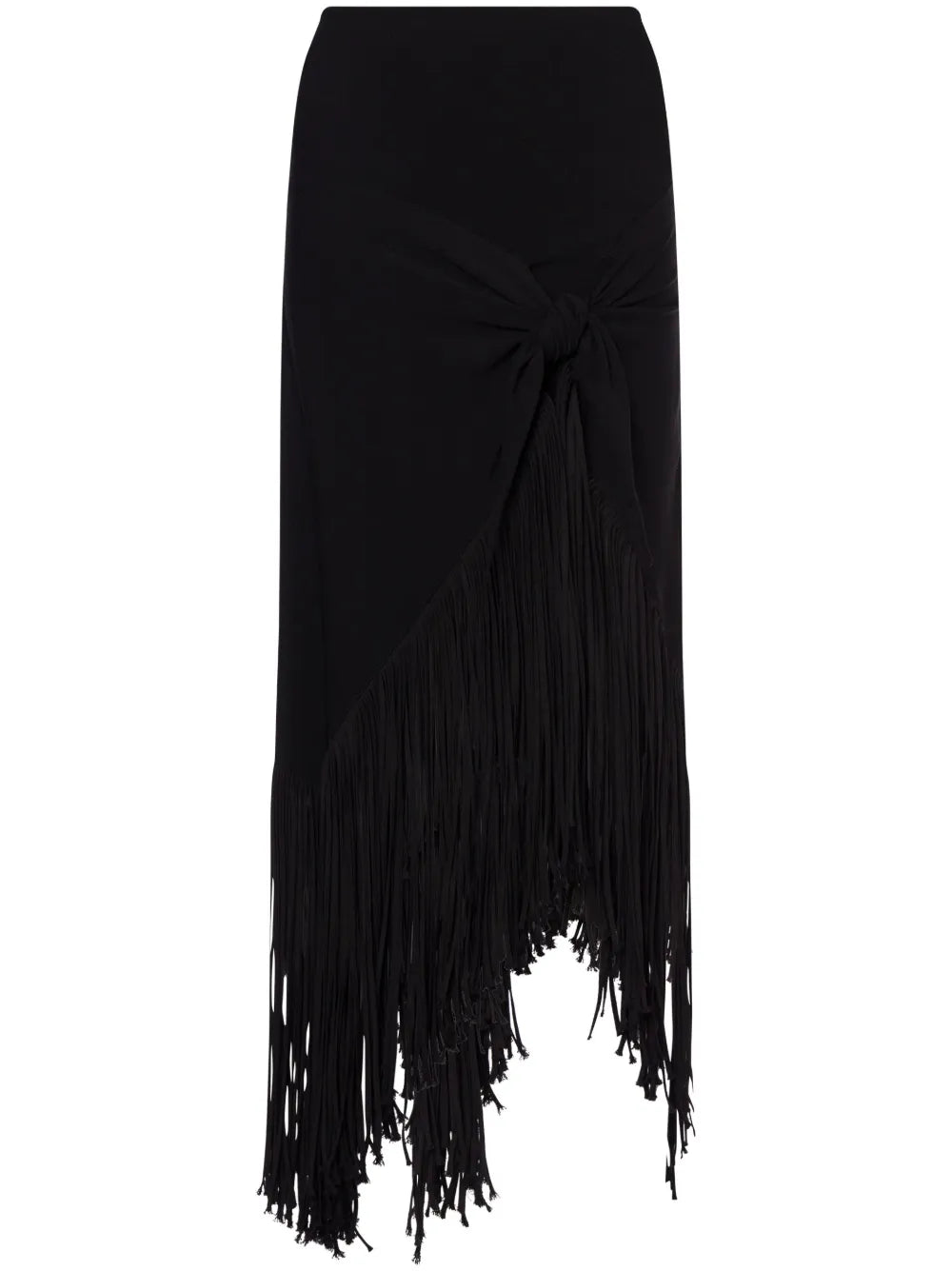 Fringed Maxi Skirt