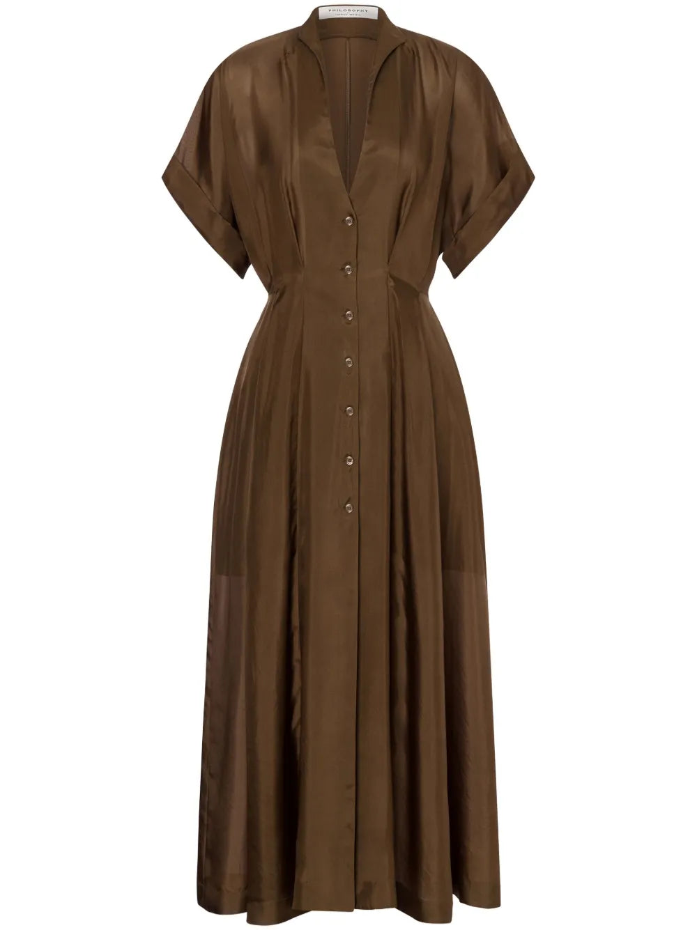 Silk Midi Dress