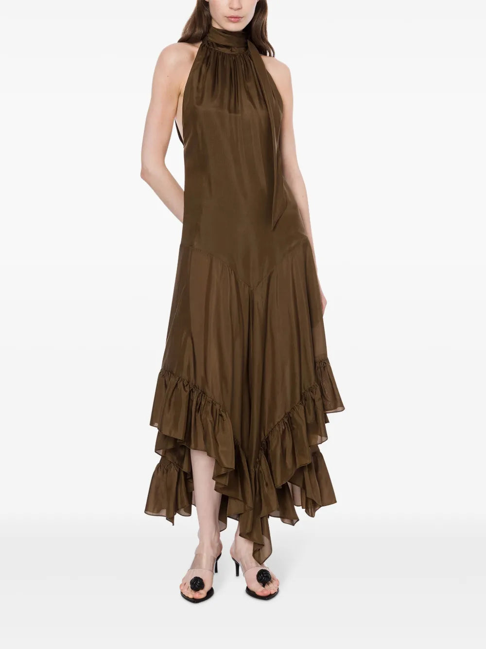 Silk Halterneck Dress