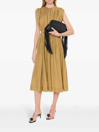 Gathered Midi Dress