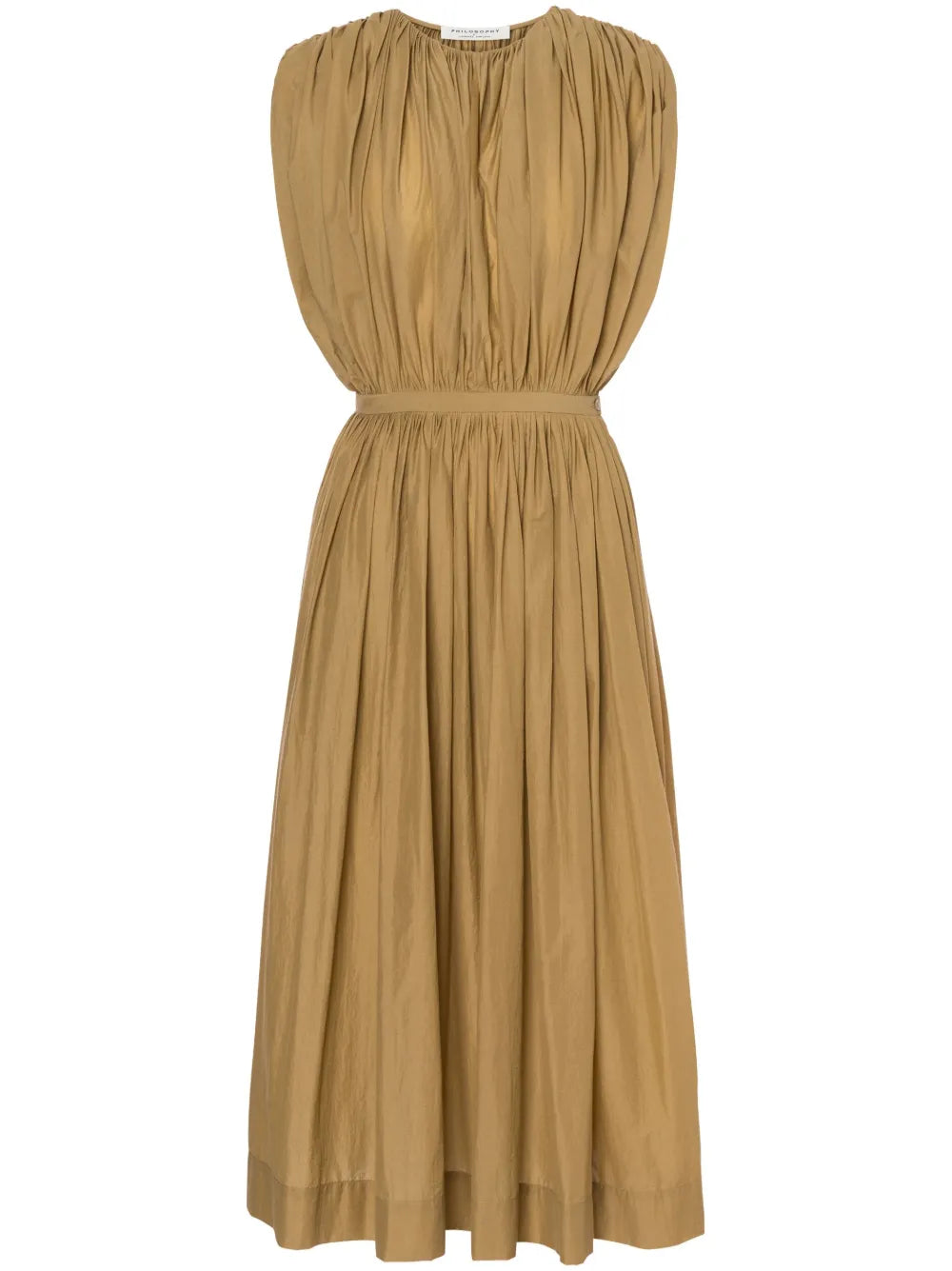Gathered Midi Dress