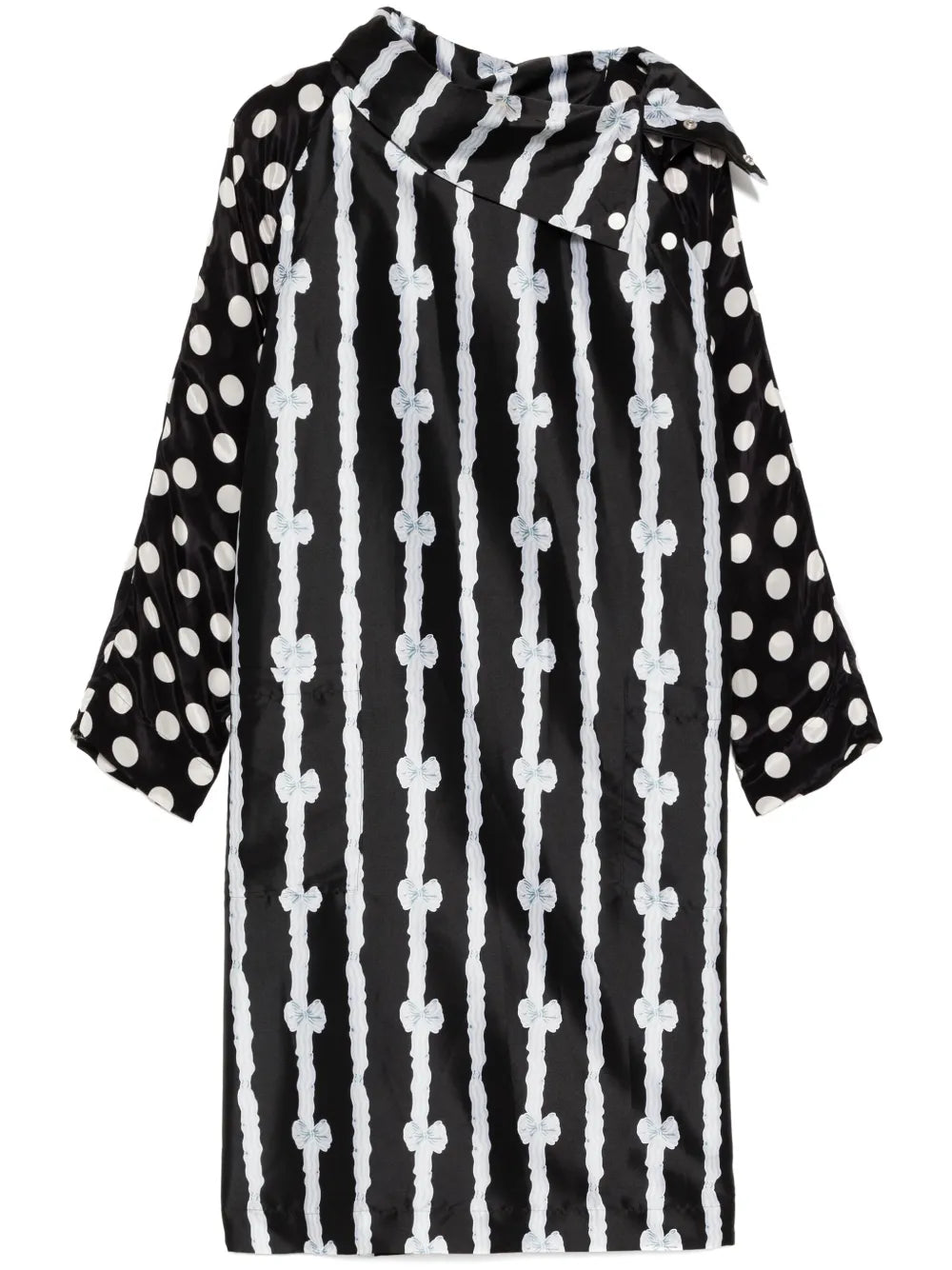 All-Over Graphic Print Dress