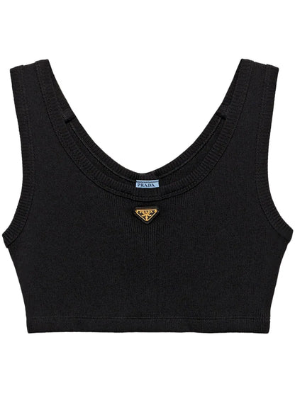 Triangle-Logo Tank Top