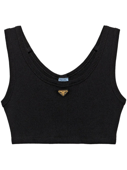 Triangle-Logo Tank Top