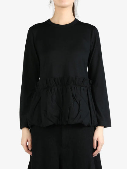 Draped Hem Blouse