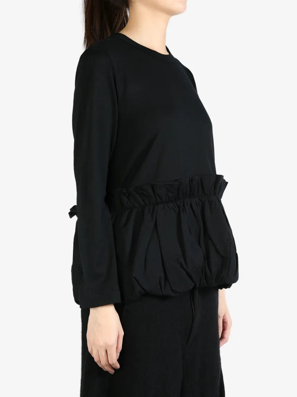 Draped Hem Blouse