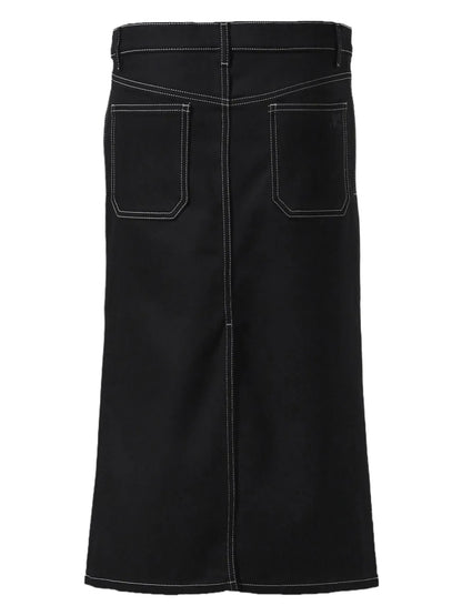 Denim Straight Skirt