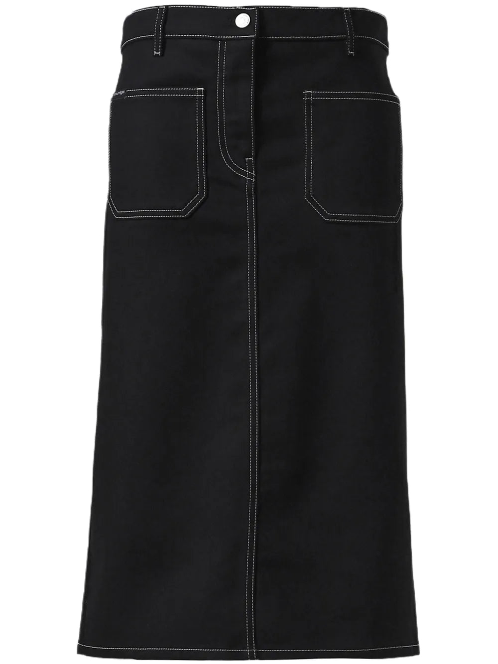 Denim Straight Skirt